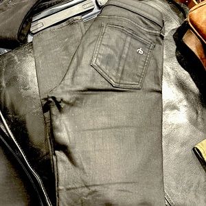 Black rag & bone skinny jeans size 27